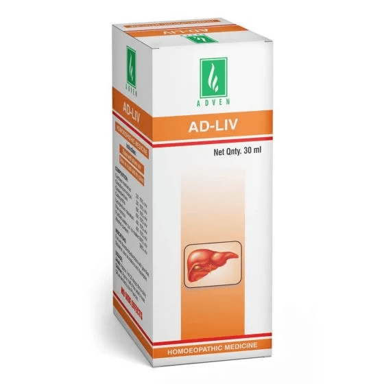 AD-LIV Drops Adven 30ml min Jaundice Indigestion Flatulence Sour eructation Dyspepsia Weakness of digestive tract