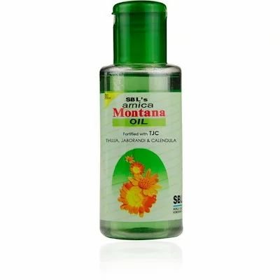 Arnica Montana Hair Oil 200ml Best Homeopathic Oil For Hairfall Dandruff Alopecia Weak And Split Hair SBL