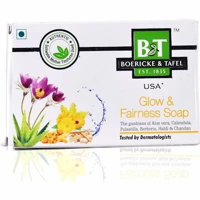 B&T Glow & Fairness Soap 75gm Best Homeopathic Medicine Beneficial In Skin Blemishes Dark Spots And Improves Complexion