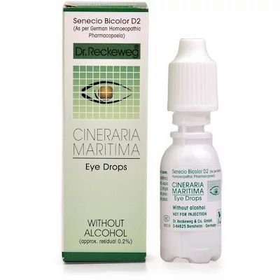 Cineraria Maritima Eye Drops 10ml Best Homeopathic Medicine Relief From Dryness In Eyes Irritation Burning Eye Strain Blurred Vision Dr. Reckeweg
