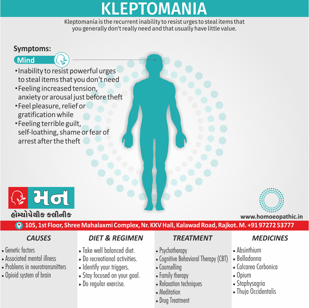 Kleptomania Definition Symptoms Cause Diet Regimen Homeopathic Medicine Homeopath Treatment In Rajkot India