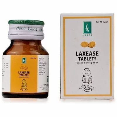Laxease Tablets 25gm Best Homeopathic Medicine For Difficult Passage Of Hard Stools Stomach Colic Gas Laxative Adven