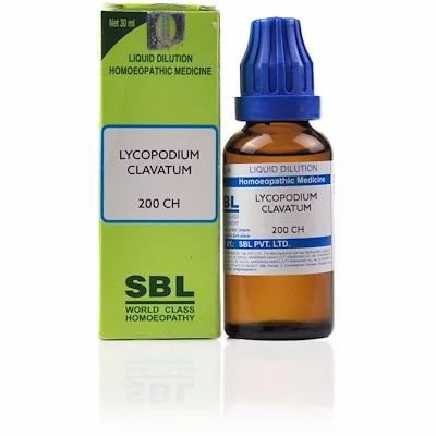 Lycopodium Clavatum 200CH 30ml Best Homeopathic Medicne For Bloating Liver Complaints Backache Joint Pains Digestive Troubles
