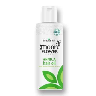 Moonflower Arnica Hair Oil 200ml Homeopathic Medicine For Shiny And Strength Hair Nourishment Of Scalp Medisynth