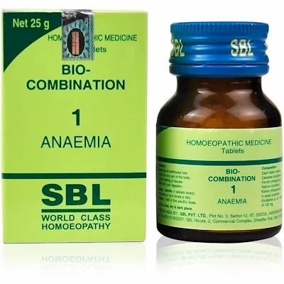 No.1 Bio Combination 25gm Best Homeopathic Medicine For Anemia Improves Absorption Of Iron SBL