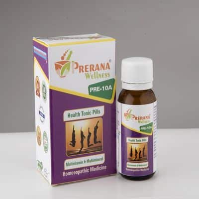 PRE 10A Health Tonic Pills 25gm Homeopathic Medicine For Nutritional Deficiency Weak Immunity Premature Ageing Improper Growth General Weakness Prerana Wellness