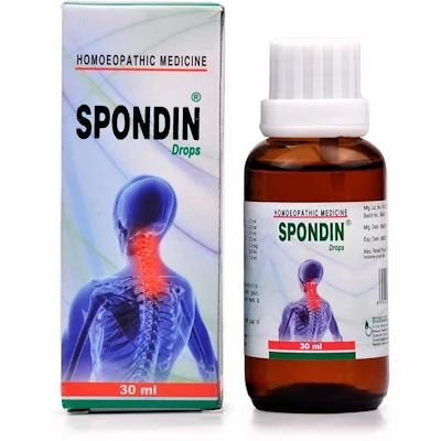Spondin Drops 30ml Best Homeopathic Medicine For Cervical Spondylosis Pain And Stiffness Neck Vertigo Headache Dr. Bhargava